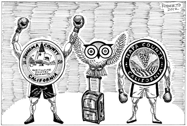 Editorial Cartoon: TripAdvisor crowns Sonoma No. 1
